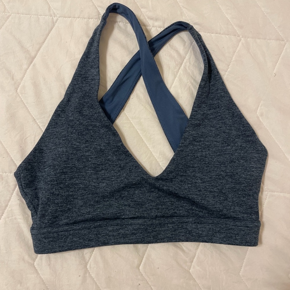 Women's P’tula Bra - Dark Blue and Grey